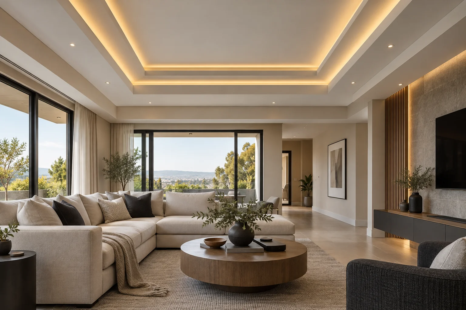 Design inspiration for bulkhead ceiling designs: planning shapes and proportions