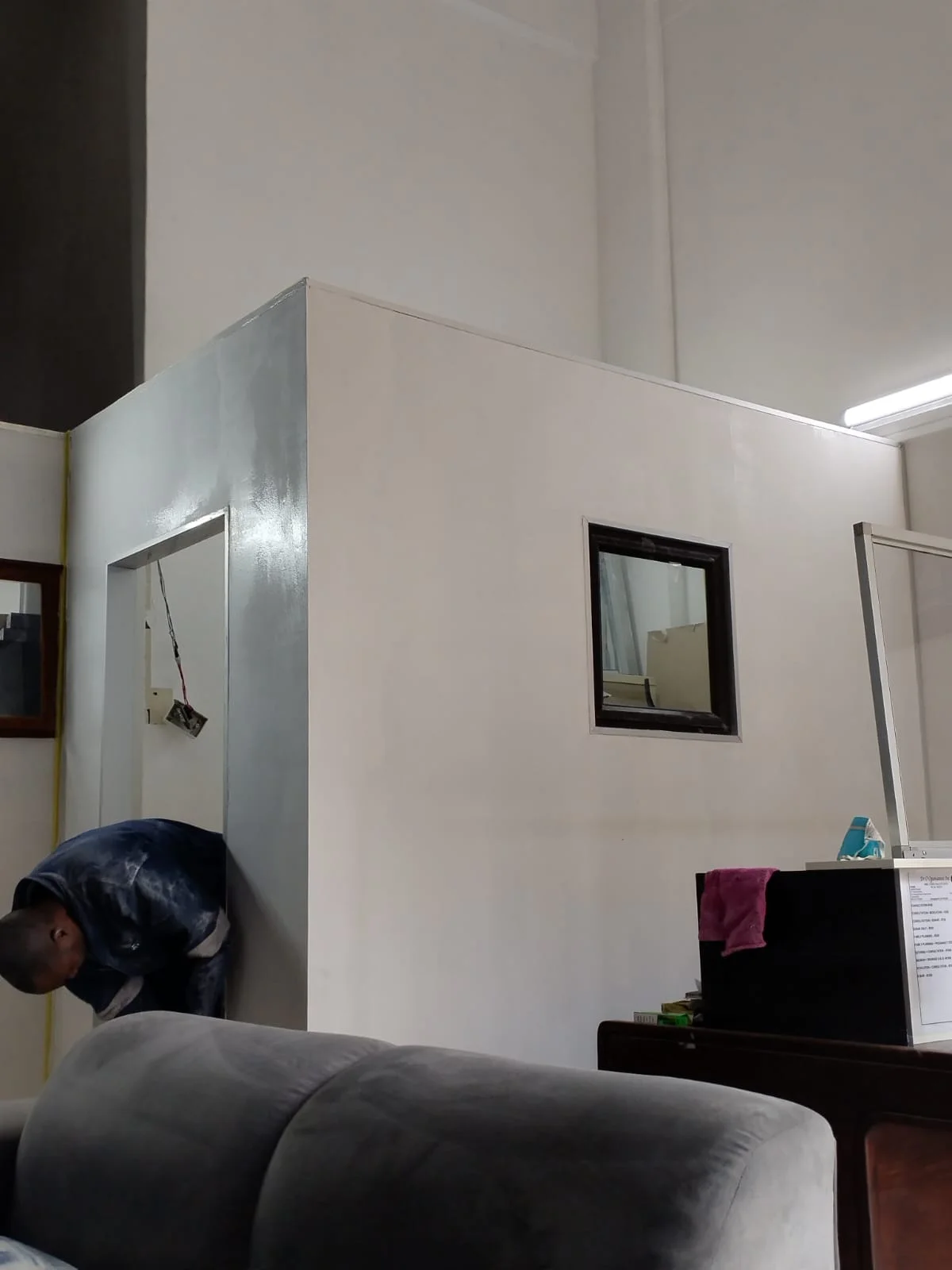 Drywall room partition by Z J Ceiling and Kitchen Masters