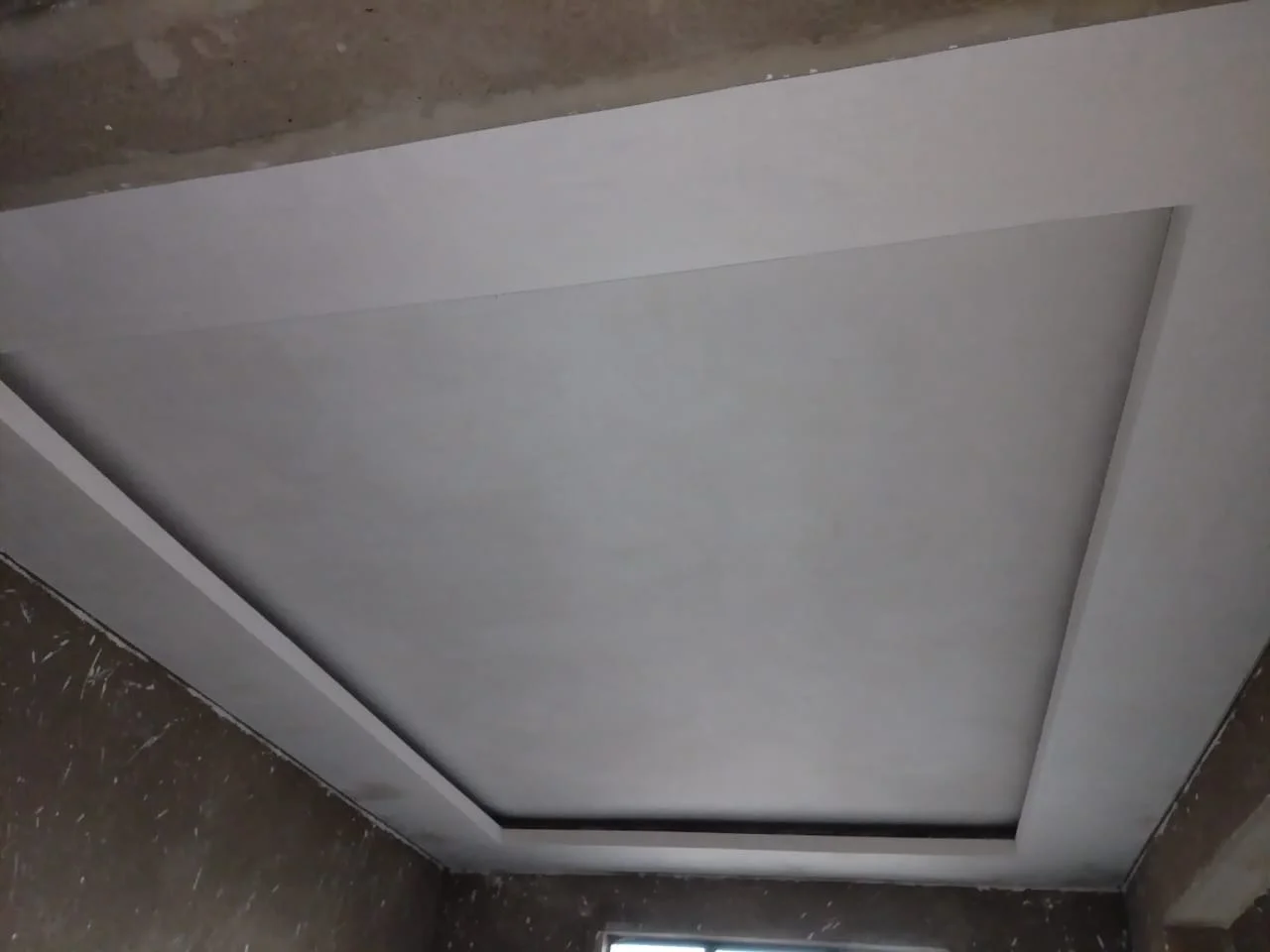 Rectangular ceiling recess by Z J Ceiling and Kitchen Masters